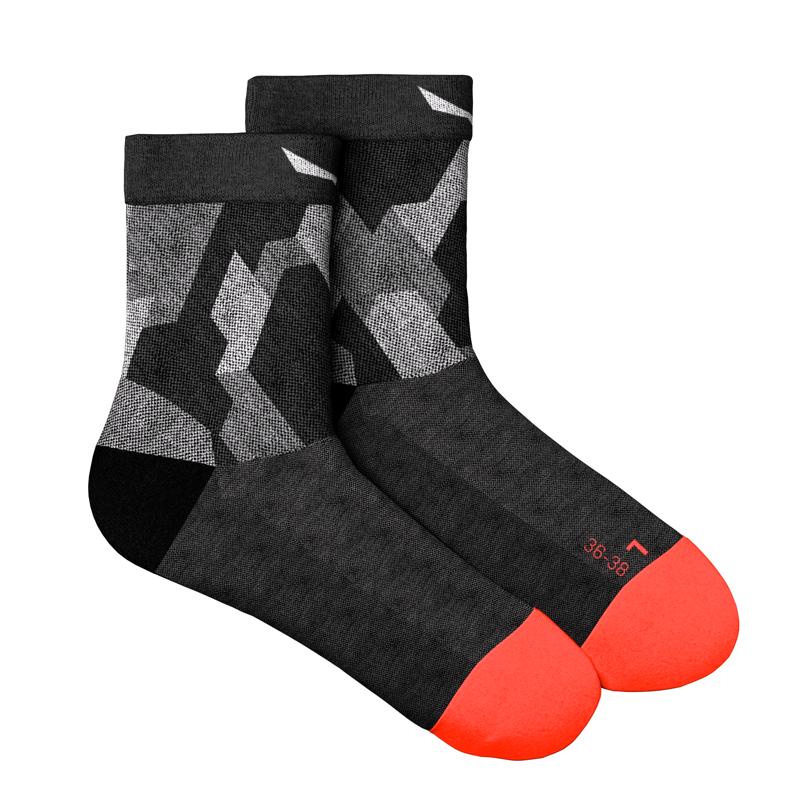 Calcetines Mujer Pedroc Camo Merino de Cuarta Longitud