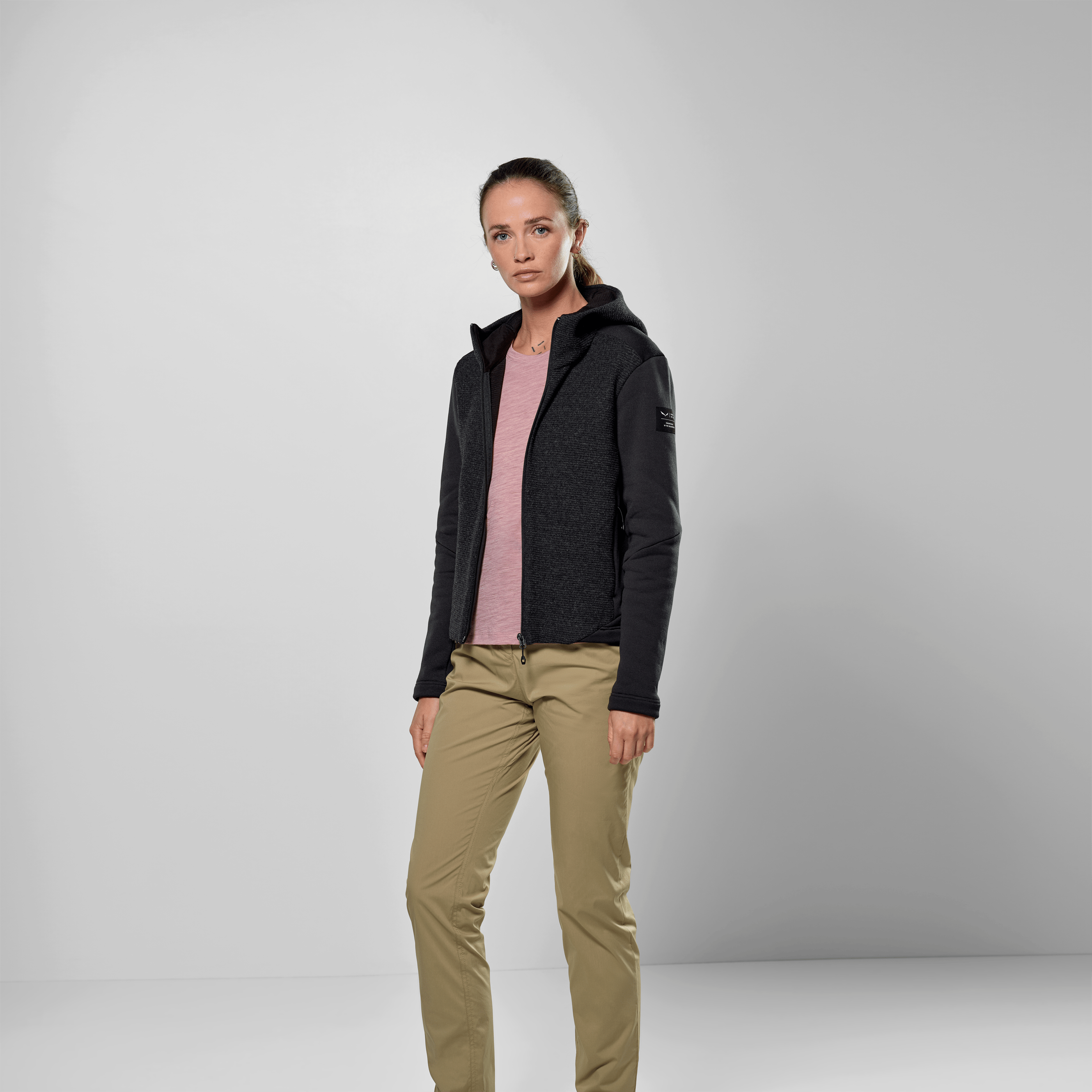 Chaqueta Ligera Híbrida Fanes Sarner para Mujer