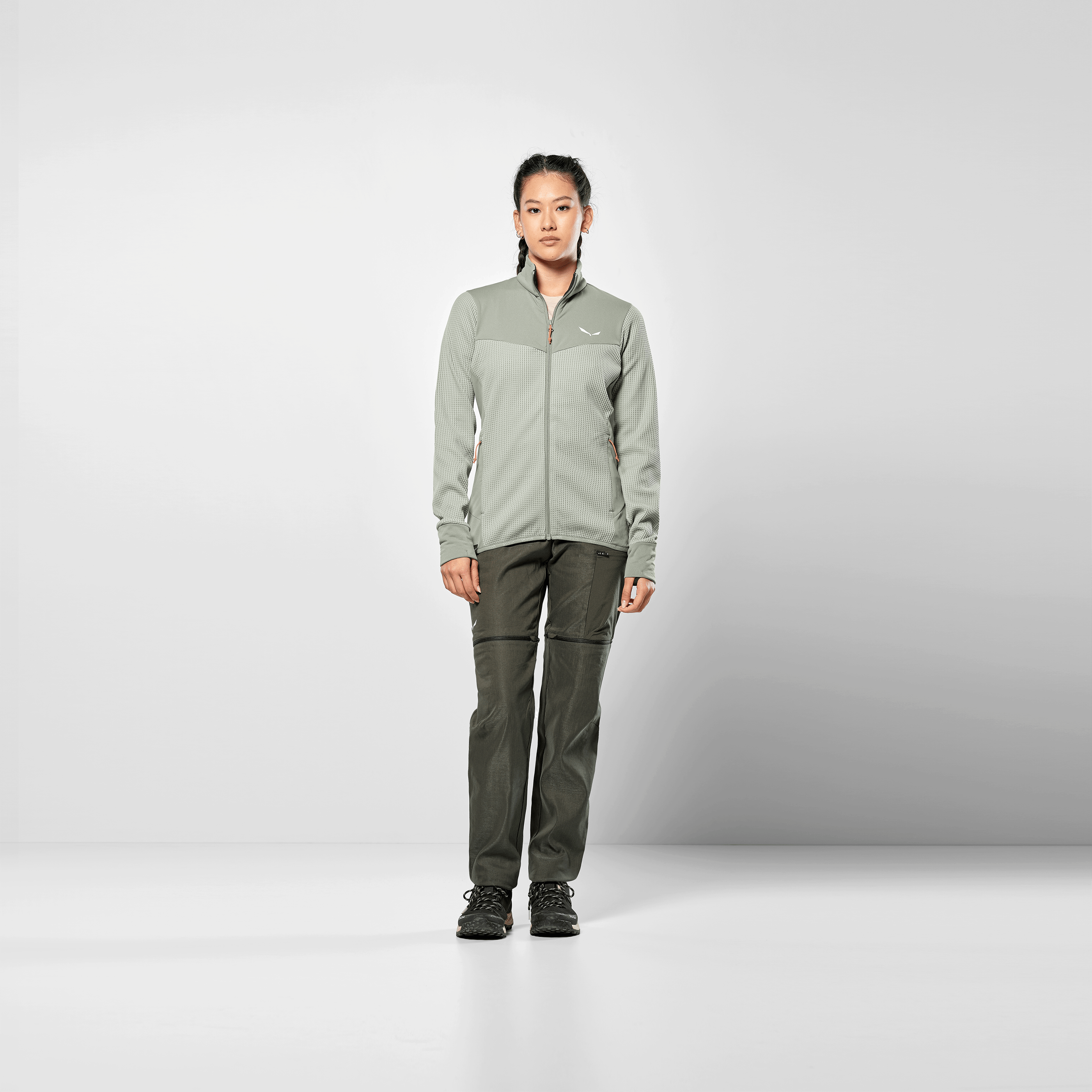 Chaqueta Puez Waffle Hybrid Polarlite para Mujer