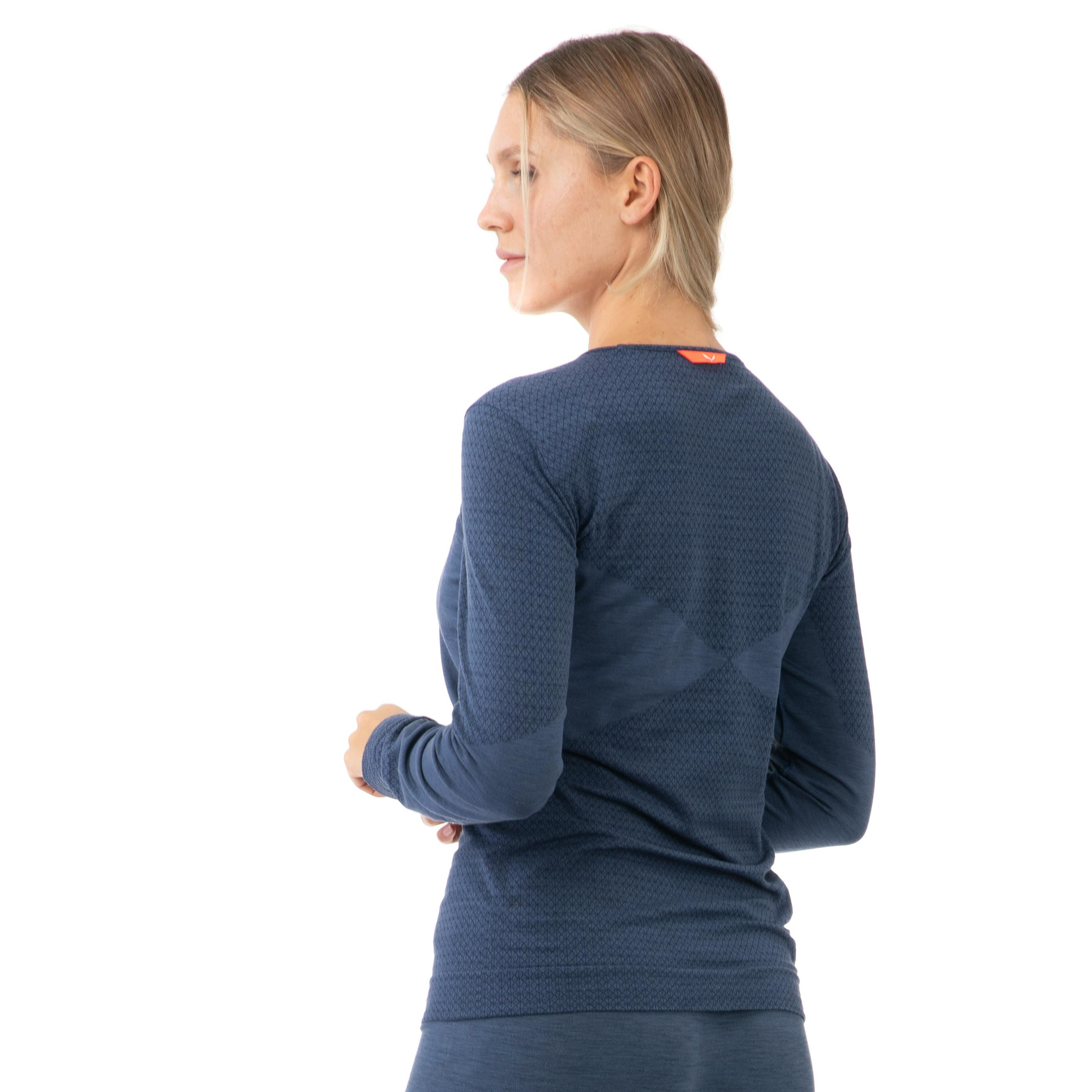 Camiseta de manga larga femenina transpirable Zebru