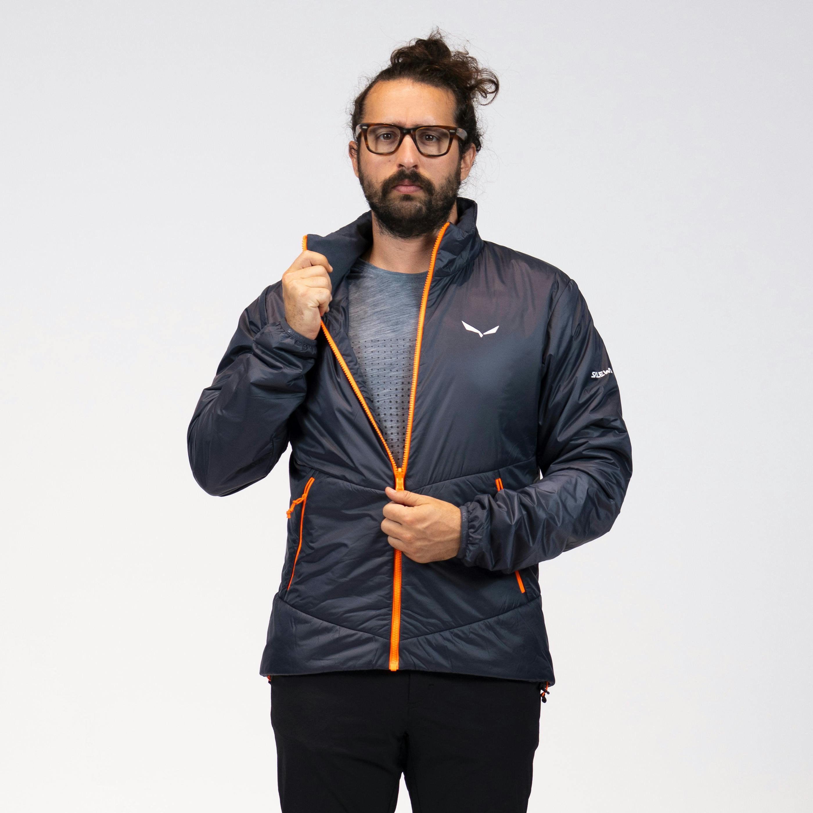 Chaqueta Puez 3 Tirolwool con cremallera para hombre