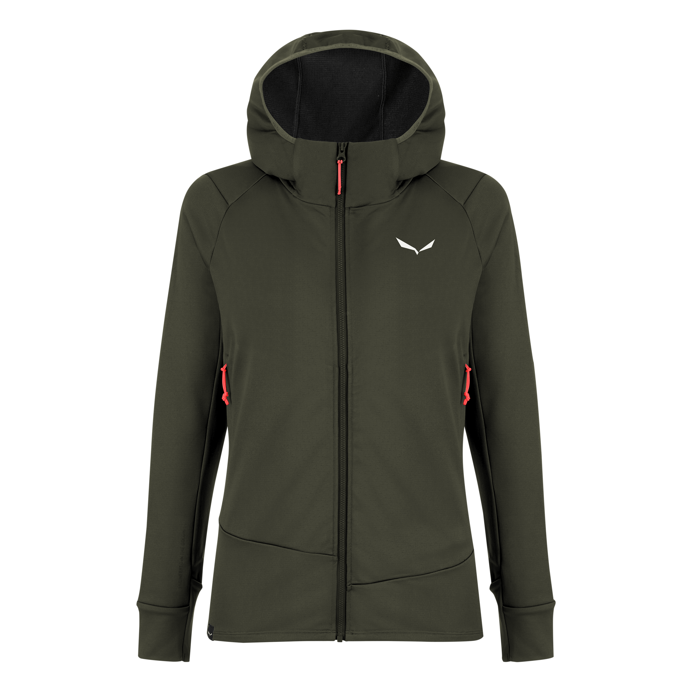 Chaqueta con capucha Puez Polarlite para mujer