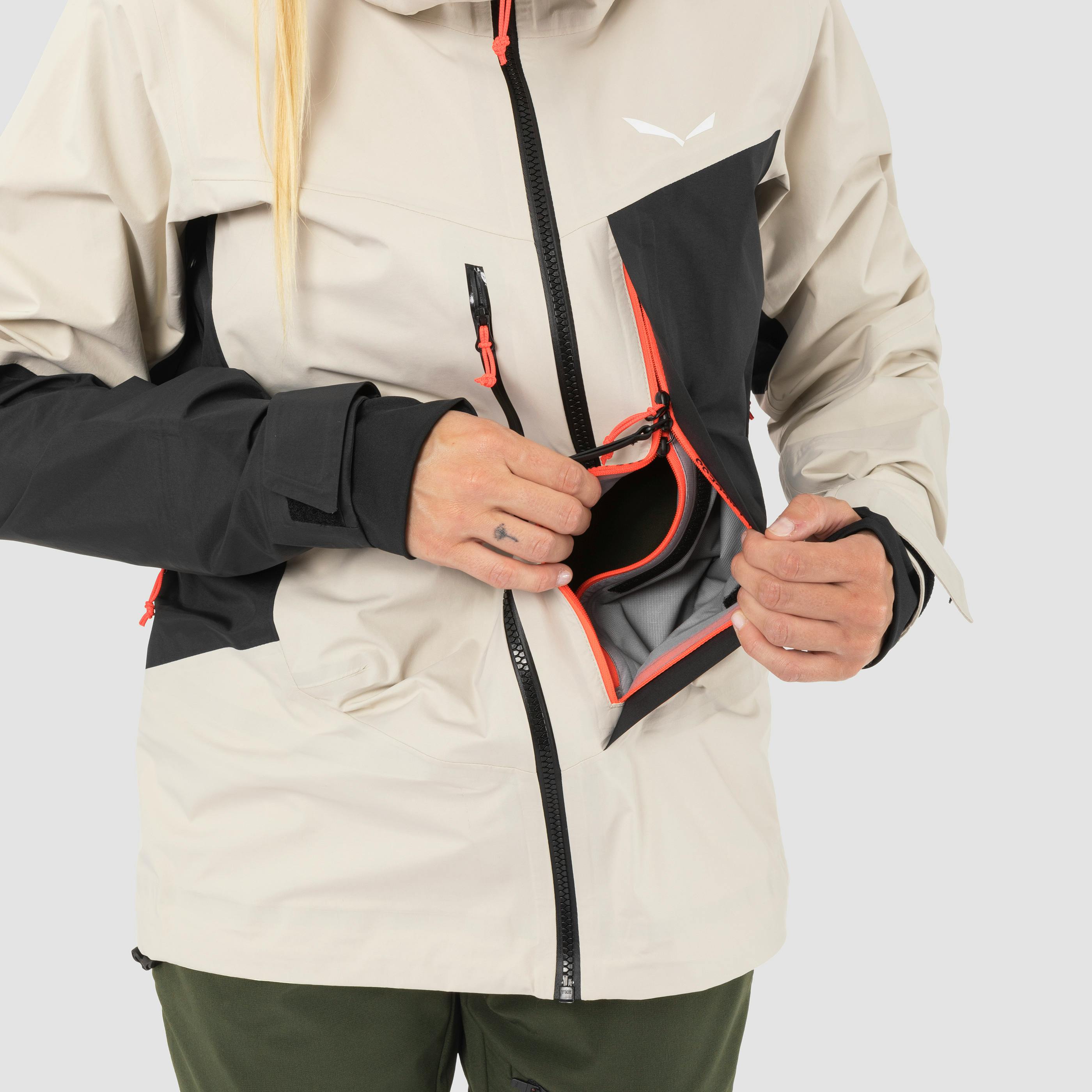 Sella 3 capas Chaqueta Hardshell Powertex para Mujer