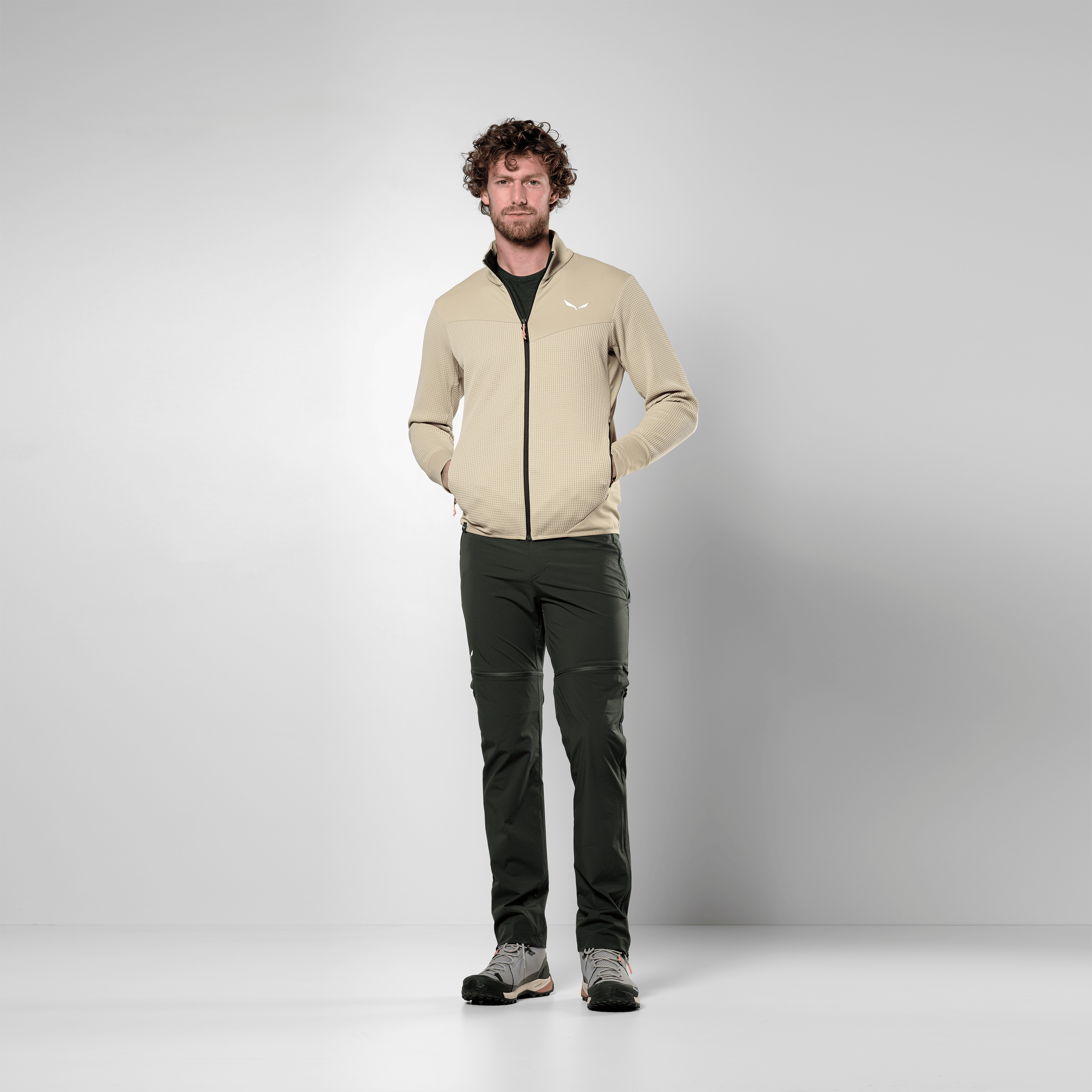 Chaqueta Puez Waffle Hybrid Polarlite para Hombre